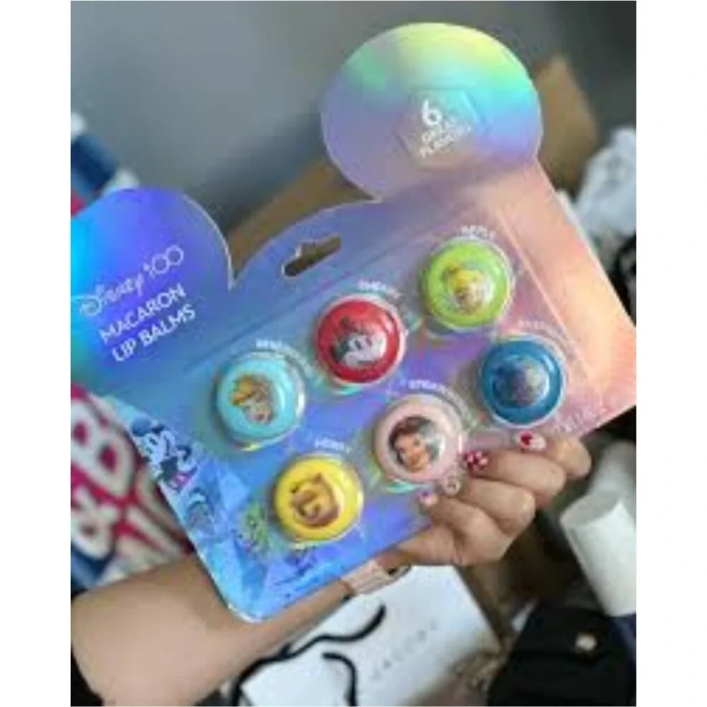 Disney 100 Macaron Lip Balms 6 Great Flavors New Mickey‎ Princesses